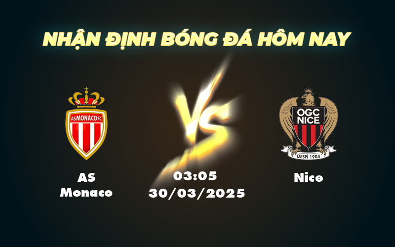 Nhận định bóng đá AS Monaco vs Nice Cuộc chiến cân sức ngôi đầu Ligue 1 1 as monaco nice 30 03 ligue 1