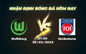wolfsburg heidenheim 29 03 bundesliga