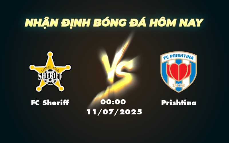 Nhận định kèo FC Sheriff vs Prishtina Sheriff nhỉnh hơn khó thắng đậm 1 fc sheriff prishtina 11 07 c2